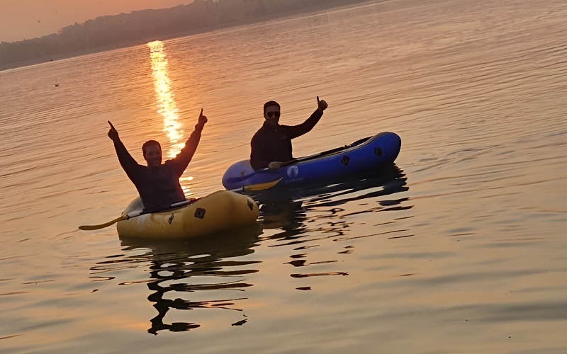 قایقرانی دریاچه چیتگر